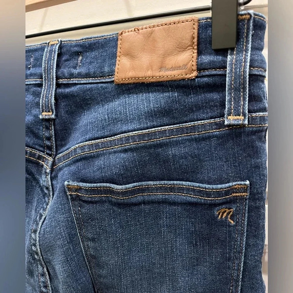 Madewell 9” Mid-rise skinny‎ jeans dark wash 26 - Picture 6 of 11